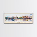 Lappeenranta Finland Panoramic Travel Poster, Framed Canvas Print or Metal Wall Art, Travel Art, Home Decor, Panoramic Painting, Midcentury Art