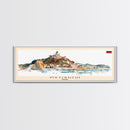 Mytishchi Russia Travel Print Wall Art, Panoramic City Art, Travel Art, Wall Decor, Vacation Gift, Framed Canvas Print Or Metal Art