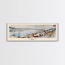 Oslo Norway Travel Art, City Art, Framed Canvas Print or Metal Wall Art, Europe Travel Poster, Panoramic Wall Art, Extra Wide Wall Art