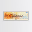 Thessaloniki Greece Travel Art, City Art, Framed Canvas Print or Metal Wall Art, Europe Travel Poster, Panoramic Wall Art, Extra Wide Wall Art