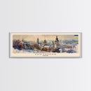 Zhytomyr Ukraine Travel Art, City Art, Framed Canvas Print or Metal Wall Art, Europe Travel Poster, Panoramic Wall Art, Extra Wide Wall Art