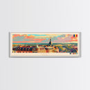 Arad Romania Travel Art, City Art, Framed Canvas Print or Metal Wall Art, Europe Travel Poster, Panoramic Wall Art, Extra Wide Wall Art