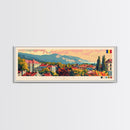 Braila Romania Travel Art, City Art, Framed Canvas Print or Metal Wall Art, Europe Travel Poster, Panoramic Wall Art, Extra Wide Wall Art
