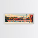 Cherepovets Russia Travel Print Wall Art, Panoramic City Art, Travel Art, Wall Decor, Vacation Gift, Framed Canvas Print Or Metal Art