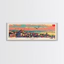 Istanbul Turkey Travel Print Wall Art, Panoramic City Art, Travel Art, Wall Decor, Vacation Gift, Framed Canvas Print Or Metal Art