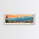 Reggio Emilia Travel Print Wall Art, Panoramic City Art, Travel Art, Wall Decor, Vacation Gift, Framed Canvas Print Or Metal Art