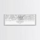 Panoramic Indianapolis  City Map, Indiana Art, Map Print, Minimalist Wall Art, Canvas Art, Housewarming Gift, Street Map Art, Closing Gift