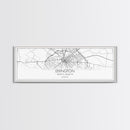 Panoramic Lexington City Map, Kentucky Art, Map Print, Minimalist Wall Art, Canvas Art, Housewarming Gift, Street Map Art, Closing Gift