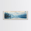 Kaghasuk Lake Framed Canvas Print, Panoramic Lake House Decor, Wall Art, Travel Poster, Stunning Lake Painting, Nature Art