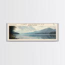 Lake Santeetlah, Boho Art, Serene Landscape, Travel Poster Art, Wall Art, Home Decor, Nature Scene, Lake Painting, Minimalist Art, Modern Art, Travel Print, Framed Canvas Print, Lake House Decor, Panoramic Print