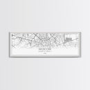 Panoramic Moscow City Map, Russia Art, Map Print, Minimalist Wall Art, Canvas Art, Housewarming Gift, Street Map Art, Closing Gift