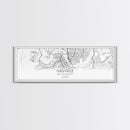 Panoramic Nashville City Map, Tennessee Art, Map Print, Minimalist Wall Art, Canvas Art, Housewarming Gift, Street Map Art, Closing Gift