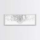 Panoramic Providence City Map, Rhode Island Art, Map Print, Minimalist Wall Art, Canvas Art, Housewarming Gift, Street Map Art, Closing Gift