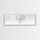 Panoramic Salem City Map, Oregon Art, Map Print, Minimalist Wall Art, Canvas Art, Housewarming Gift, Street Map Art, Closing Gift