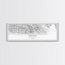 Panoramic San Jose City Map, California Art, Map Print, Minimalist Wall Art, Canvas Art, Housewarming Gift, Street Map Art, Closing Gift