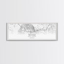 Panoramic Tacoma City Map, Washington Art, Map Print, Minimalist Wall Art, Canvas Art, Housewarming Gift, Street Map Art, Closing Gift