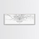 Panoramic Tallahassee City Map, Florida Art, Map Print, Minimalist Wall Art, Canvas Art, Housewarming Gift, Street Map Art, Closing Gift