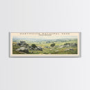 Dartmoor National Park COUNTRY Travel Poster Print, Framed Canvas Print, COUNTRY Travel Art, Wood Framed Art, Wall Hanging, Home Decor