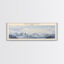 Dolomites Framed Canvas Print Travel Poster | Wall Art | Home Decor | Gift For Travel Lover | Wall Hanging | Original Art
