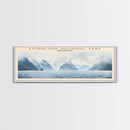 Fiordland National Park Travel Print Wall Art, Travel Poster Print, Retro Style COUNTRY Home Decor, Wall Hanging, Travel Gift Idea, Unique Metal Art