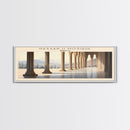 Hassan II Mosque Travel Poster Print, Framed Canvas Wall Art, Metal Wall Art, COUNTRY art, Gift For Him, Travel Wall Art, Travel Lover Gift