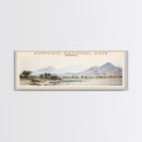 Komodo National Park Framed Canvas Print Travel Poster | Wall Art | Home Decor | Gift For Travel Lover | Wall Hanging | Original Art