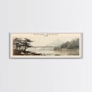 Kouri Bridge COUNTRY | Framed Travel Poster Canvas Print | Trendy Wall Art | Watercolor Painting | Living Room Art | Unique Art