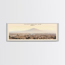 Teotihuacan COUNTRY | Framed Travel Poster Canvas Print | Trendy Wall Art | Watercolor Painting | Living Room Art | Unique Art