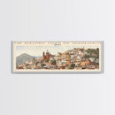 The Historic Town of Guanajuato COUNTRY Travel Poster Print, Framed Canvas Print, COUNTRY Travel Art, Wood Framed Art, Wall Hanging, Home Decor