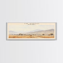 The Karoo Travel Print Wall Art, Travel Poster Print, Retro Style COUNTRY Home Decor, Wall Hanging, Travel Gift Idea, Unique Metal Art