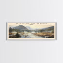 Valley of the Geysers Framed Canvas Print Travel Poster | Wall Art | Home Decor | Gift For Travel Lover | Wall Hanging | Original Art