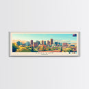 Adelaide, Australia Panoramic Travel Poster Canvas Print, Adelaide, Australia Painting, Australia Art, Adelaide Panoramic Travel Art, Travel Painting
