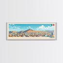 Hermosillo, Mexico Travel Poster Panoramic Canvas Print, Hermosillo, Mexico Painting, Mexico Art, Hermosillo Travel Art, Guest Room Painting