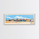 Lobito, Angola Travel Poster Panoramic Canvas Print, Lobito, Angola Painting, Angola Art, Lobito Travel Art, Guest Room Painting