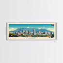 Pretoria, South Africa Panoramic Travel Poster Canvas Print, Pretoria, South Africa Painting, South Africa Art, Pretoria Travel Art, Living Room Painting