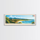 San Luis Potosi, Mexico Panoramic Travel Poster Canvas Print, San Luis Potosi, Mexico Painting, Mexico Art, San Luis Potosi Panoramic Travel Art, Travel Painting