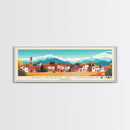 Panoramic Travel Poster San Miguel de Tucuman, Argentina Canvas Print, San Miguel de Tucuman, Argentina Painting, Argentina Art, San Miguel de Tucuman Travel Art, Guest Room Painting