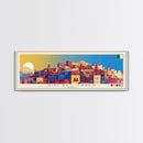 Sidi bel Abbes, Algeria Travel Poster Panoramic Canvas Print, Sidi bel Abbes, Algeria Painting, Algeria Art, Sidi bel Abbes Travel Art, Guest Room Painting