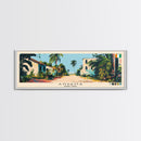 Anyama, Ivory Coast Panoramic Canvas Print, Anyama, Ivory Coast Painting, Ivory Coast Art, Anyama Travel Poster, Travel Art, Guest Room Painting