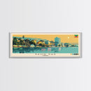 Bahir Dar, Ethiopia Panoramic Canvas Print, Bahir Dar, Ethiopia Painting, Ethiopia Art, Bahir Dar Travel Poster, Travel Art, Guest Room Painting
