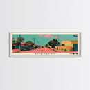 Boksburg, South Africa Panoramic Canvas Print, Boksburg, South Africa Painting, South Africa Art, Boksburg Travel Poster, Travel Art, Housewarming Gift