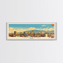 Cochabamba, Bolivia Panoramic Canvas Print, Cochabamba, Bolivia Painting, Bolivia Art, Cochabamba Travel Poster, Travel Art, Living Room Painting