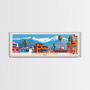 Concepcion, Chile Panoramic Canvas Print, Concepcion, Chile Painting, Chile Art, Concepcion Travel Poster, Travel Art, Living Room Painting