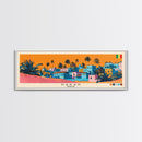 Dakar, Senegal Panoramic Canvas Print, Dakar, Senegal Painting, Senegal Art, Dakar Travel Poster, Travel Art, Vacation Gift