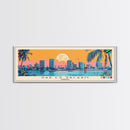 Dar es Salaam, Tanzania Panoramic Canvas Print, Dar es Salaam, Tanzania Painting, Tanzania Art, Dar es Salaam Travel Poster, Travel Art, Living Room Painting