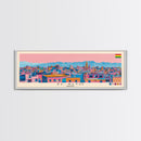 El Alto, Bolivia Panoramic Canvas Print, El Alto, Bolivia Painting, Bolivia Art, El Alto Travel Poster, Travel Art, Housewarming Gift