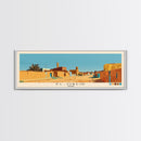 El-Obeid,  Sudan Panoramic Canvas Print, El-Obeid,  Sudan Painting,  Sudan Art, El-Obeid Travel Poster, Travel Art, Vacation Gift