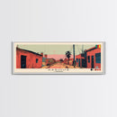 Garoua, Cameroon Panoramic Canvas Print, Garoua, Cameroon Painting, Cameroon Art, Garoua Travel Poster, Travel Art, Guest Room Painting