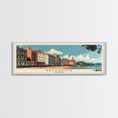 Greenock, Scotland Panoramic Canvas Print, Greenock, Scotland Painting, Scotland Art, Greenock Travel Poster, Travel Art, Guest Room Painting