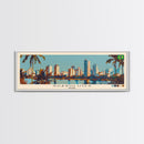 Guarulhos, Brazil Panoramic Canvas Print, Guarulhos, Brazil Painting, Brazil Art, Guarulhos Travel Poster, Travel Art, Guest Room Painting